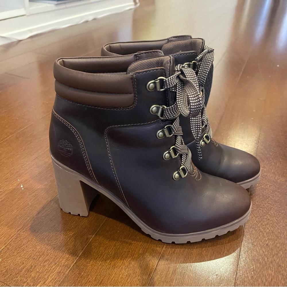 SIZE 6.5 | NEW Timberland Women's Brown Heeled Boots